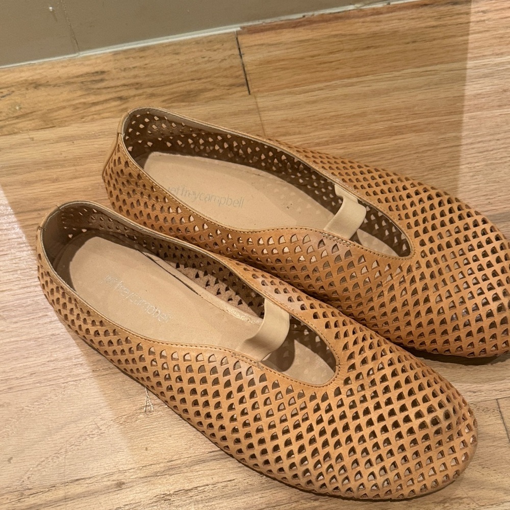 Jeffrey Campbell Brown Cut-Out Flats